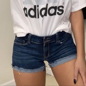denim shorts